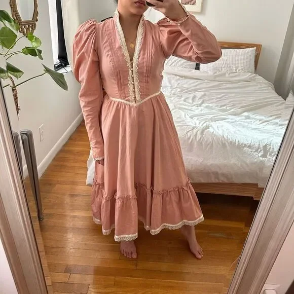 VTG Gunne Sax midi dress - Picture 11 of 13